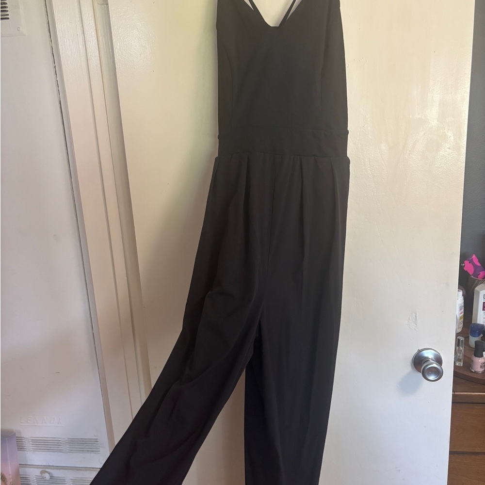 HALARA black Breezeful Jumpsuit - Large / Tall